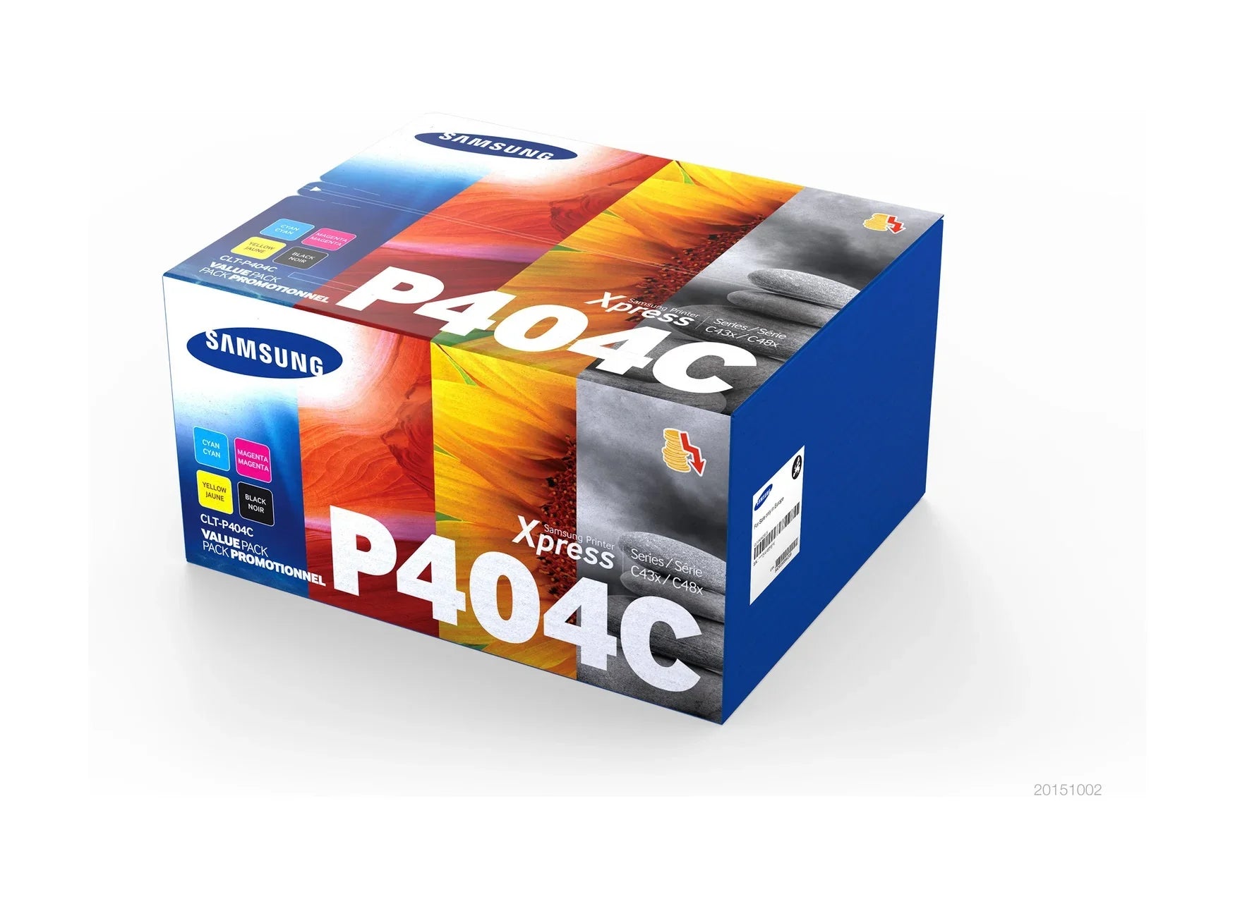 Samsung CLT-P404C Laser Toner Cartridge Multi Color Value Pack Of 4 - eBuy UAE